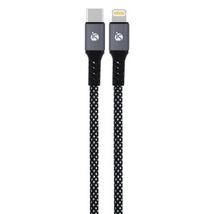 Câble magnétique Lightning USB-C noir