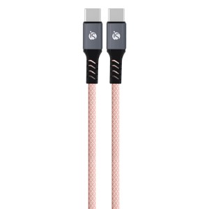 Câble magnétique USB-C - USB-C rose