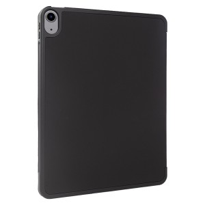 Dos de la coque noire en TPU pour iPad Air, vue latérale