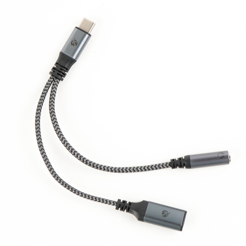 Adaptador USB-C e Áudio