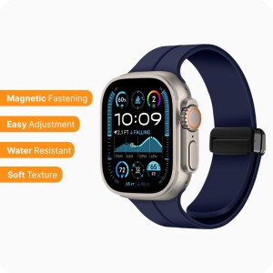 Magnetische Siliconen Band Voor Apple Watch - iServices