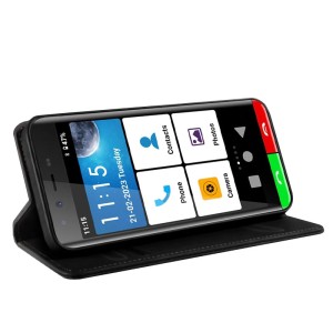 La coque Artfone Smart 500 est également un support