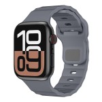 Bracelet en caoutchouc FKM gris pour Apple Watch