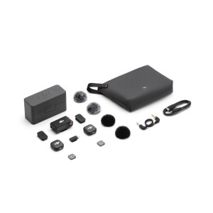DJI Mic 3 (2 TX + 1 RX + Estojo de Carregamento)