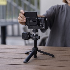Caplock Uitbreekbare Statiefsteel Met Tripod Voor Actiecamera