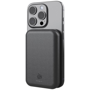 Powerbank Lederen PU - iServices Online Winkel