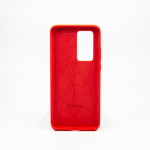 Capa Silicone Huawei Vermelha por dentro