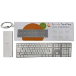 Packaging do Teclado Sem Fios Branco