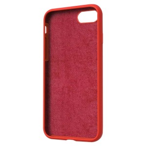 Capa de Silicone Vermelha para iPhone 5, 5s,  SE, 6, 6s, 6s plus, 7, 8, SE 2020, SE 2022