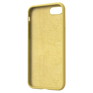 Capa de Silicone Amarela para iPhone 5, 5s, SE, 6, 6s, 6s plus, 7, 8, SE 2020, SE 2022