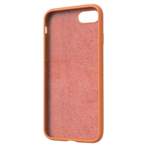 Capa de Silicone Laranja para iPhone 5, 5s, SE, 6, 6s, 6s plus, 7, 8, SE 2020, SE 2022