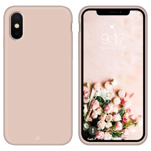 Capa de Silicone Areia para iPhone X, XS e XS Max