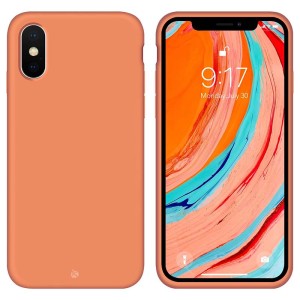 Capa de Silicone Laranja para iPhone X, XS e XS Max