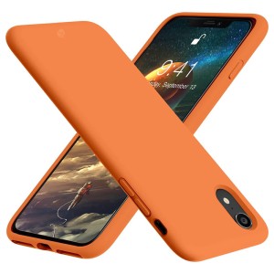 Capa de Silicone Laranja para iPhone XR