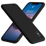 Capa de Silicone Preta para iPhone XR