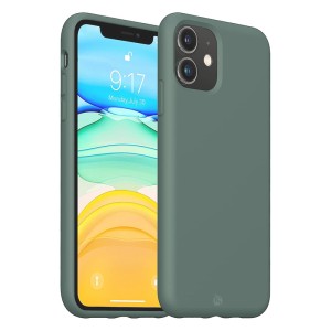 Capa de Silicone Verde para iPhone 11