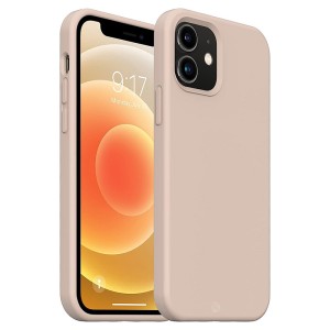 Capa de Silicone Areia para iPhone 12 e 12 Mini