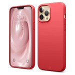 Capa de Silicone Vermelha para iPhone 12 Pro, 12 Pro Max, 13 Pro e 13 Pro Max