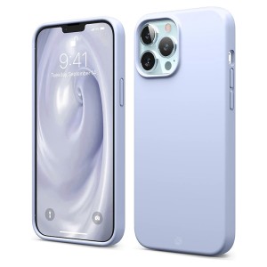 Capa de Silicone Lavanda para iPhone 12 Pro, 12 Pro Max, 13 Pro e 13 Pro Max