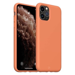 Capa de Silicone Laranja para iPhone 11 Pro e 11 Pro Max