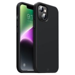 Capa de Silicone Preta para iPhone 13, 13 mini, 14 e 14 Plus