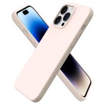 Capa de Silicone Areia para iPhone 14 Pro, 14 Pro Max, 15 Pro e 15 Pro Max