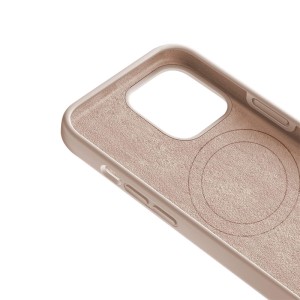 Capa de Silicone Areia para iPhone 14 Pro, 14 Pro Max, 15 Pro e 15 Pro Max