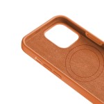 Capa de Silicone Laranja para iPhone 14 Pro, 14 Pro Max, 15 Pro e 15 Pro Max