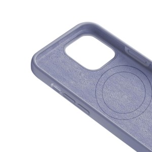 Capa de Silicone Lavanda para iPhone 14 Pro, 14 Pro Max, 15 Pro e 15 Pro Max