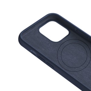 Capa de Silicone Azul para iPhone 14 Pro, 14 Pro Max, 15 Pro e 15 Pro Max