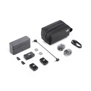 DJI Mic 2 (2 TX + 1 RX +) Charging Het geval)