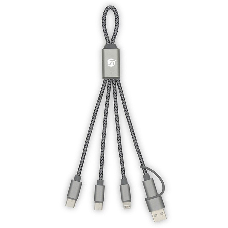 USB-kabel 4 in 1 Nylon